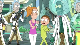 Morty and Summer arrive at the citadel.