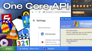 One Core API: Modern apps in Windows XP?