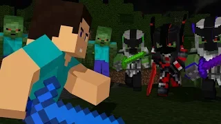 Steve život: Plná animace - Animovaný film Minecraft (Zombie apokalypsa)