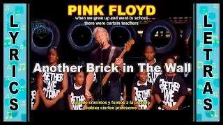 Pink Floyd Another brick in the wall Lyrics - Letra / Ingles - Español