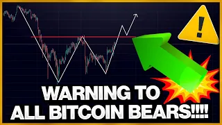 HUGE WARNING TO ALL BITCOIN BEARS!!!!!!! (Bullish Reversal Pattern ?)