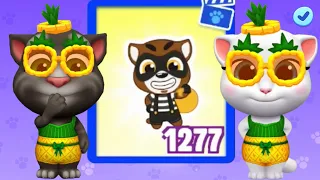 My Talking Tom Friends New Sticker Album Update - Unlock Fruit Costumes (iOS Android)