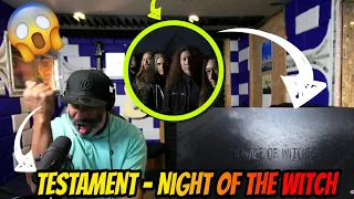 TESTAMENT - Night of the Witch (OFFICIAL LYRIC VIDEO) - Producer Reaction