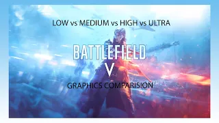 [4K] Battlefield V PC - Low vs Medium vs High vs Ultra Graphics Comparision RTX 3060 Ryzen 9 5900HX