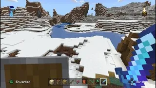 Minecraft karlar ülkesi versiyonu oynadım çok güzell