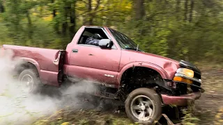 Absolutely DESTROYING his daily driver