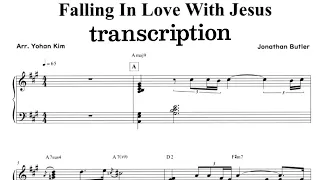 Falling In Love With Jesus Piano  Transcription by Yohan kim