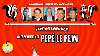 Voice Evolution of PEPÉ LE PEW - 78 Years Compared & Explained | CARTOON EVOLUTION
