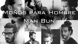 Moño para hombre / Man bun Men's Long Hairstyle / Chongo / Jared Leto - Harry Styles