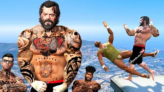 Grand Theft Auto V: Hardest Knockouts (K.Os) #30 (MMA Skills, Best K.Os, Punches, Kicks)