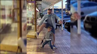 Владимир Пресняков устроил танцы с 5-летним сыном