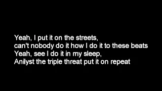 Anilyst - Triple Threat (Lyrics on screen)