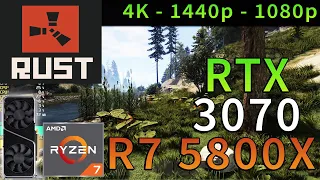 RUST 2023 | RTX 3070 | Ryzen 7 5800X | 4K - 1440p - 1080p | Ultra & Low Settings