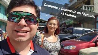 Recorrido y  compras en Mercado El Guarda en Ciudad de Guatemala