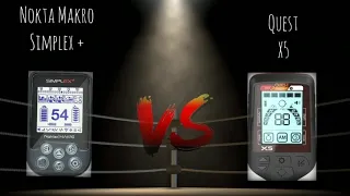 Nokta Makro Simplex VS Quest X5