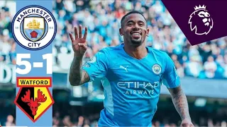 Manchester City vs Watford 5–1 Extended Highlights & All Goals 2022 HD