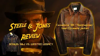 Indiana Jones Last Crusade jacket review. Steele & Jones Cazadora '38 vs. Wested Legacy