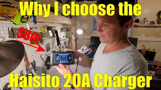 Charging 12v AND 24v Lifepo4 Batteries with the Haisito 12/24v Battery Charger.  So Nice!