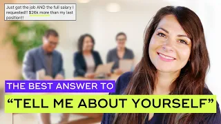 BEST Tell Me About Yourself Answer Sample (impress in the job interview!)
