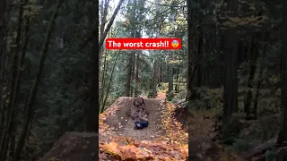 The Worst MTB Crash Ever 😱😬 #downhill #mtb #fail