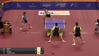 [20160617] MA Long / XU Xin vs NIWA Koki / YOSHIMURA Maharu | MD-QF | Japan Open 2016 | Full Match