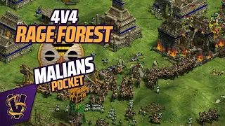 4v4 Rage Forest with Malians Pocket