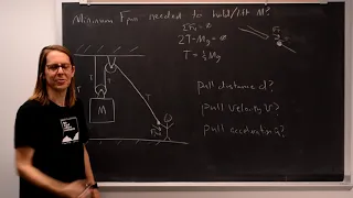 Lecture 3D - Lifting with a Pulley