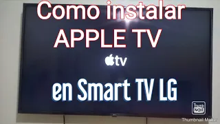 Como INSTALAR APPLE TV 🍎 en Smart TV LG WebOS