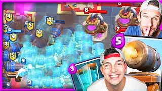 CANNON CART CLONE MADNESS • Molt & Nick in Clash Royale