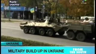 Military build-up in Mariupol, Ukraine