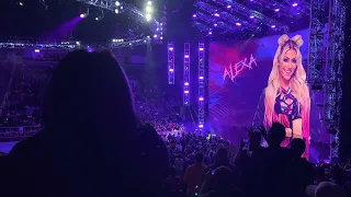 Alexa Bliss LIVE Entrance with New Theme Song from WWE Monday Night Raw