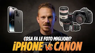 Meglio SMARTPHONE o FOTOCAMERA? Sfida fotografica Cosa usare per fare foto migliori Canon vs iPhone