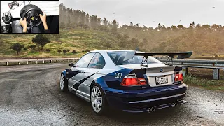 BMW M3 GTR NFS Most Wanted - Forza Horizon 5 | Thrustmaster T300RS gameplay