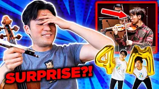 Now it’s Eddy’s turn! 😈 Ray Reacts to Twoset Paganini La Campanella