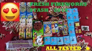 Diwali Fresh Firecrackers Stash with TESTING and PRICE 😍| 6-11-2018 |