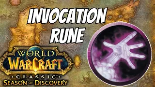 Invocation Rune Location for Warlocks | Season of Discovery Phase 2