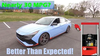 2023 Hyundai Elantra N MPG and How Much I Have Spent on Gas After 3 Weeks and 1,500 Miles!