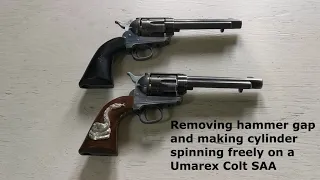 Tuto: Removing hammer gap on Umarex Colt SAA