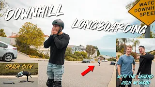 I Tried Downhill Longboarding (JOSH NEUMAN)