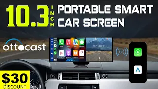 10.3'' Portable 2K Cam Smart Car Screen - OTTOCAST  🌟  UNBOXING REVIEW