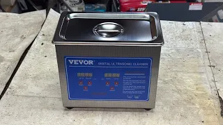 Vevor 3 liter Ultrasonic Cleaner unboxing and first impression