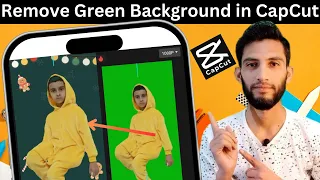 How to remove green screen in capcut | How to change green background in video capcut