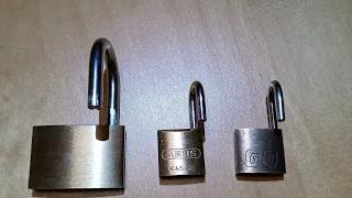 Opening three locks in one minute.