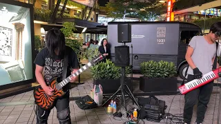 November Rain - Guns N’ Roses _ LIVE dual band busk in Taiwan 20231021 Round II