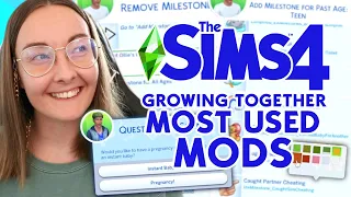 My most used mods for The Sims 4 Growing Together