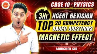 Magnetic Effect Of Electric Current Class 10 in One Shot + Most Important Questions 🎯 Full Revision!