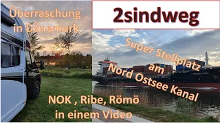 Wohnmobil unterwegs NOK Stellplatzvorstellung - Rundgang Ribe - Römö Strand fahren wir uns fest ?