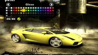 How to make Ming's Gallardo in Nfs Most Wanted