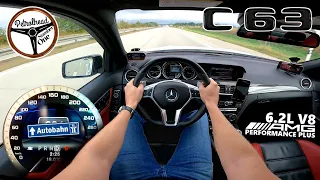 2013 Mercedes C63 AMG (487 KM) | V-MAX, 0-100, 100-200, 200-250 km/h. Prezentacja i autostrada.