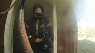 Firefighting Exercise - Smoke Diving (GoPro)